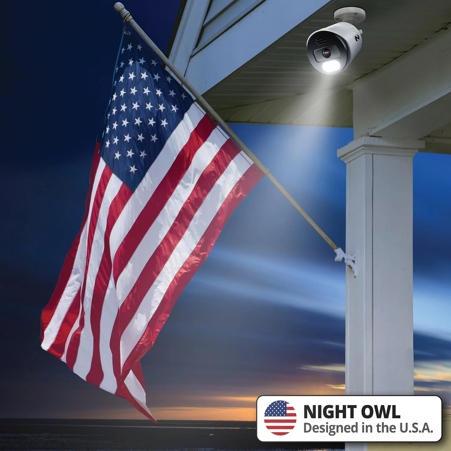 سیستم دوربین مداربسته تحت شبکه 12 کاناله Night Owl با (8) دوربین IP 4K HD سیمی داخلی/خارجی و هارد دیسک 2 ترابایتی (امکان اضافه کردن تا 4 دوربین Wi-Fi) سیستم دوربین مداربسته تحت شبکه 12 کاناله Night Owl با (8) دوربین IP 4K HD سیمی داخلی/خارجی و هارد دیسک 2 ترابایتی (امکان اضافه کردن تا 4 دوربین Wi-Fi)