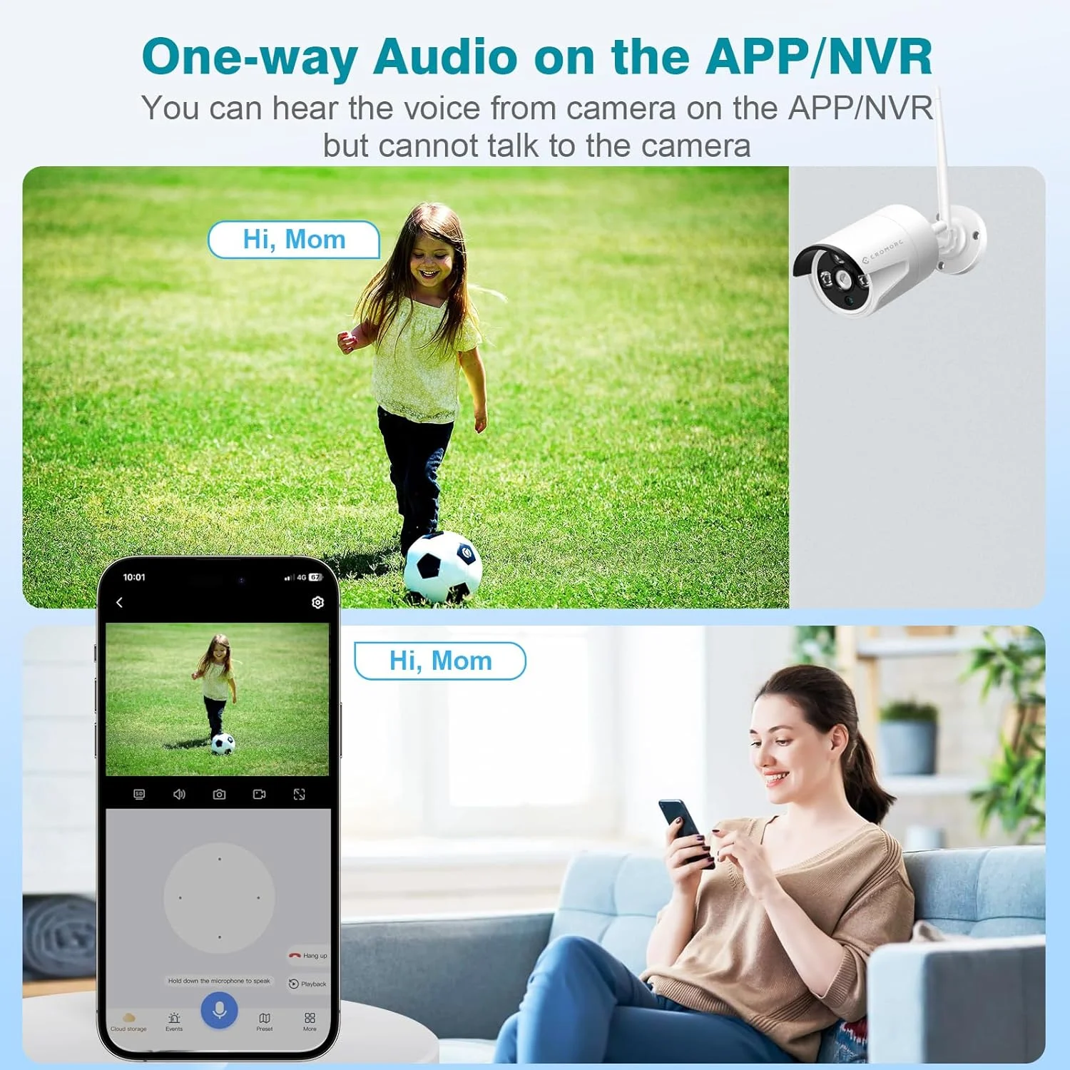 سیستم دوربین مداربسته بی سیم همه کاره با مانیتور، دوربین مداربسته وای فای خانگی 4 کانال 1080P NVR Kit، شامل 4 عدد دوربین بولت IP داخلی و خارجی 960P، دید در شب IR، ضد آب، Plug and Play با هارد دیسک 1 ترابایتی سیستم دوربین مداربسته بی سیم همه کاره با مانیتور، دوربین مداربسته وای فای خانگی 4 کانال 1080P NVR Kit، شامل 4 عدد دوربین بولت IP داخلی و خارجی 960P، دید در شب IR، ضد آب، Plug and Play با هارد دیسک 1 ترابایتی