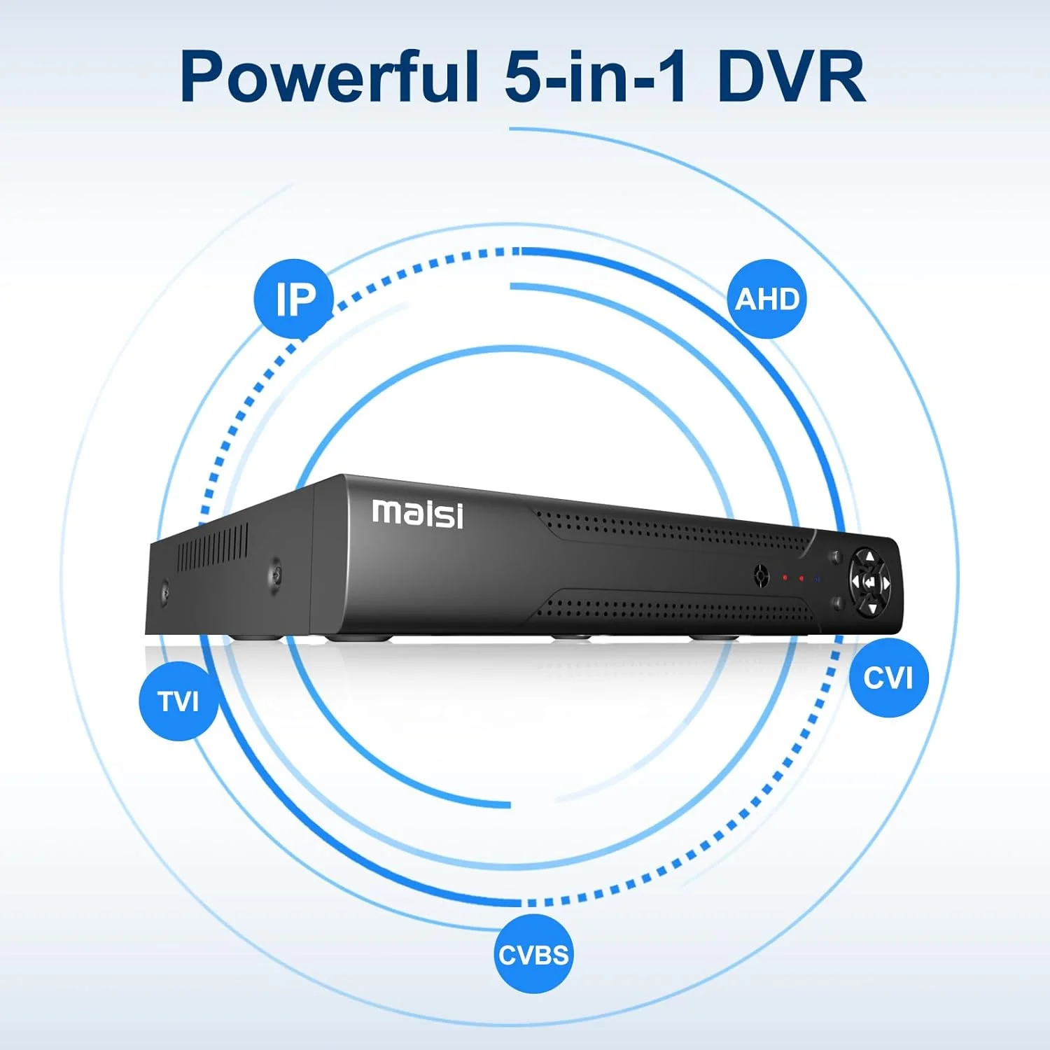 دستگاه ضبط کننده DVR هشت کاناله 3K Lite maisi برای سیستم دوربین مداربسته، پشتیبانی از دوربین های AHD/CVI/TVI/IP/CVBS/آنالوگ، تشخیص حرکت، هشدار ایمیلی، مشاهده از راه دور، پشتیبان گیری USB، بدون هارد دیسک دستگاه ضبط کننده DVR هشت کاناله 3K Lite maisi برای سیستم دوربین مداربسته، پشتیبانی از دوربین های AHD/CVI/TVI/IP/CVBS/آنالوگ، تشخیص حرکت، هشدار ایمیلی، مشاهده از راه دور، پشتیبان گیری USB، بدون هارد دیسک
