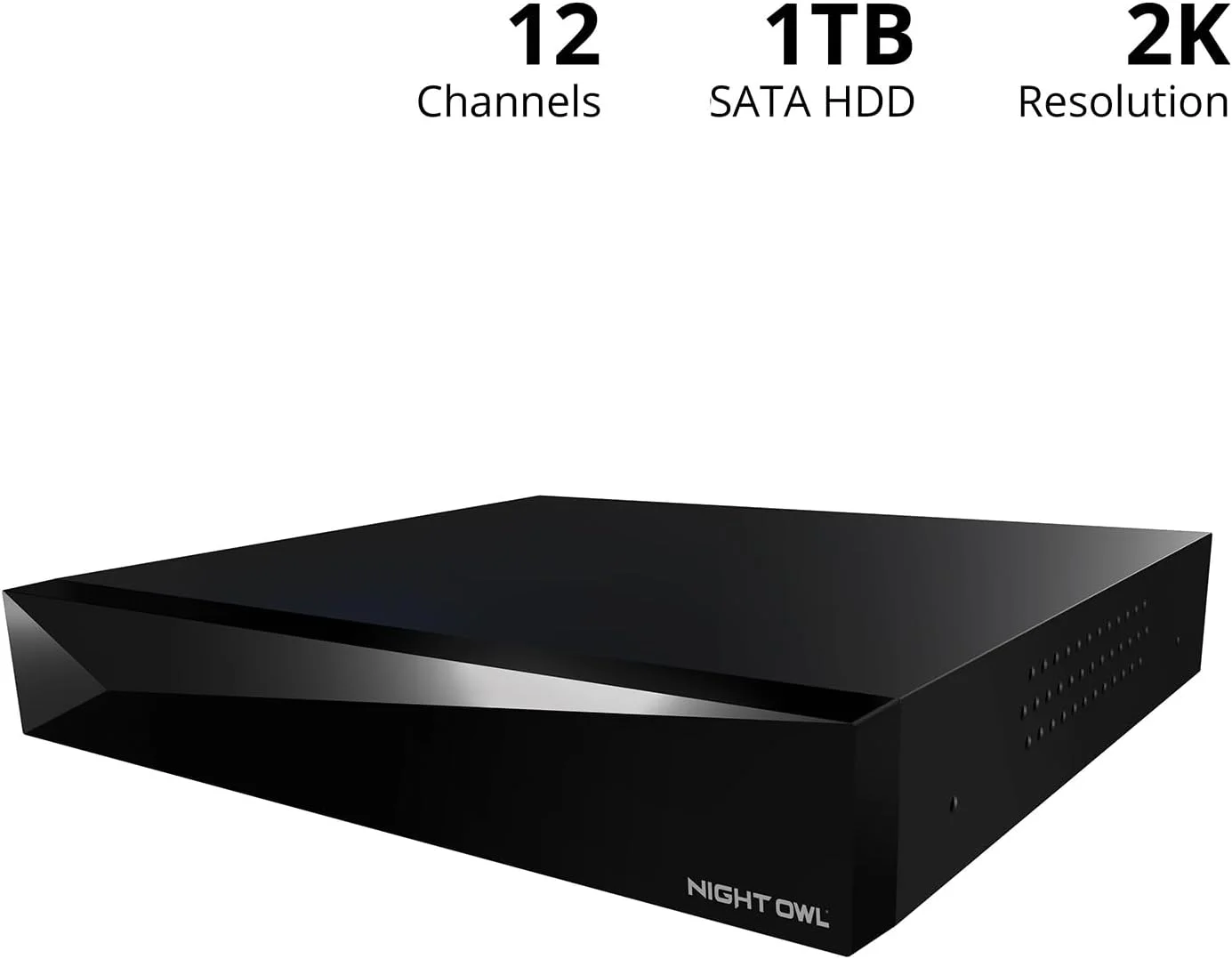 دستگاه ضبط دیجیتال 12 کاناله 2K با صدای دو طرفه Night Owl SP با هارد دیسک 1 ترابایتی - امکان اضافه کردن حداکثر 12 دستگاه دستگاه ضبط دیجیتال 12 کاناله 2K با صدای دو طرفه Night Owl SP با هارد دیسک 1 ترابایتی - امکان اضافه کردن حداکثر 12 دستگاه
