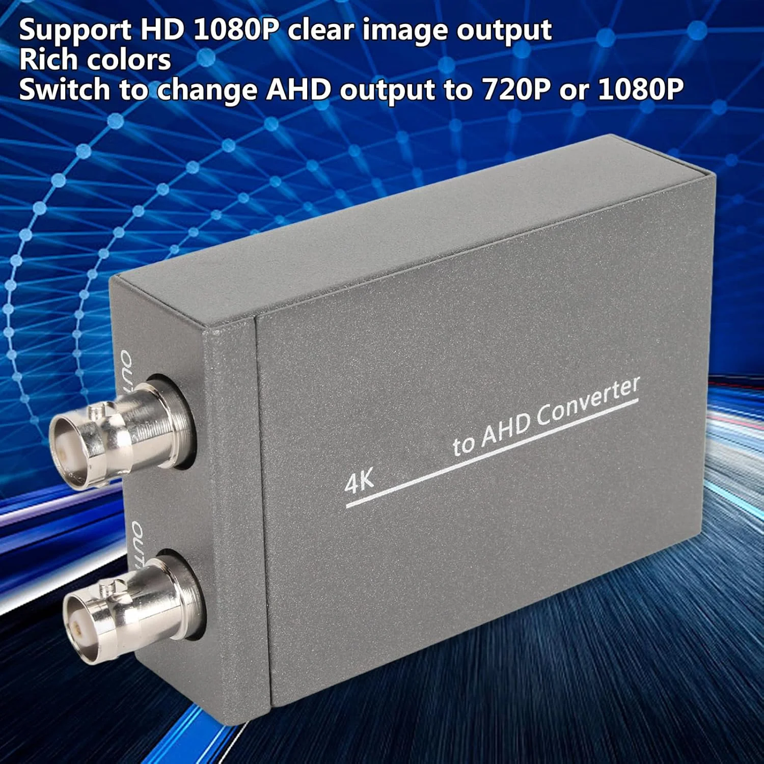 مبدل HD عمومی، رابط چند رسانه ای HD یک ورودی به دو خروجی به مبدل AHD، خروجی بدون افت تبدیل کواکسیال برای دوربین مداربسته برای ضبط کننده ویدیویی NVR مبدل HD عمومی، رابط چند رسانه ای HD یک ورودی به دو خروجی به مبدل AHD، خروجی بدون افت تبدیل کواکسیال برای دوربین مداربسته برای ضبط کننده ویدیویی NVR