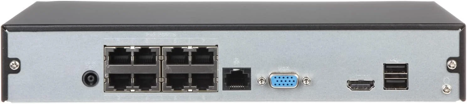 دستگاه ضبط ویدیویی تحت شبکه داهوا مدل DHI-NVR1108HS-8P-S3/H با ۸ کانال POE