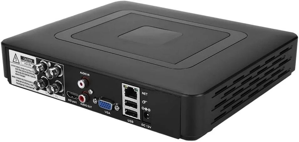 دستگاه ضبط کننده دوربین مداربسته 4 کانال، CCTV AHD/CVI/TVI/DVR/NVR 5-in-1 با قابلیت ضبط ویدیویی امنیتی به صورت Real-time (UK)