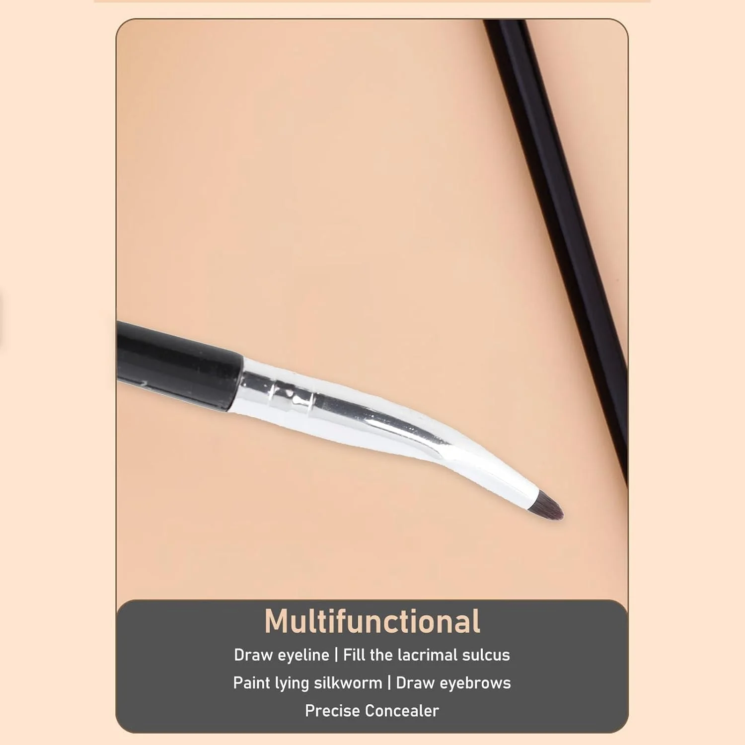 ست 5 عددی برس زاویه دار Depisuta، برس نازک و ظریف آرایشی حرفه ای با نوک کوچک و ظریف، برای استفاده خشک یا ژل ست 5 عددی برس زاویه دار Depisuta، برس نازک و ظریف آرایشی حرفه ای با نوک کوچک و ظریف، برای استفاده خشک یا ژل