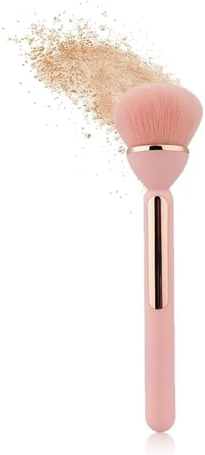 برس حرفه ای پودر و رژگونه، برس آرایشی مسافرتی مناسب برای گونه، پیشانی، خط فک، بینی و ترکیب بی نقص، بسته 1 عددی