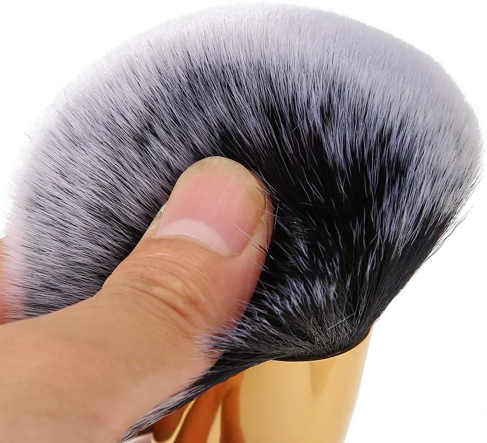 براش پودر بزرگ و نرم Domary، براش رژگونه مو بلند، ابزار آرایشی مرطوب/خشک برای مبتدیان و حرفه ای های آرایش براش پودر بزرگ و نرم Domary، براش رژگونه مو بلند، ابزار آرایشی مرطوب/خشک برای مبتدیان و حرفه ای های آرایش