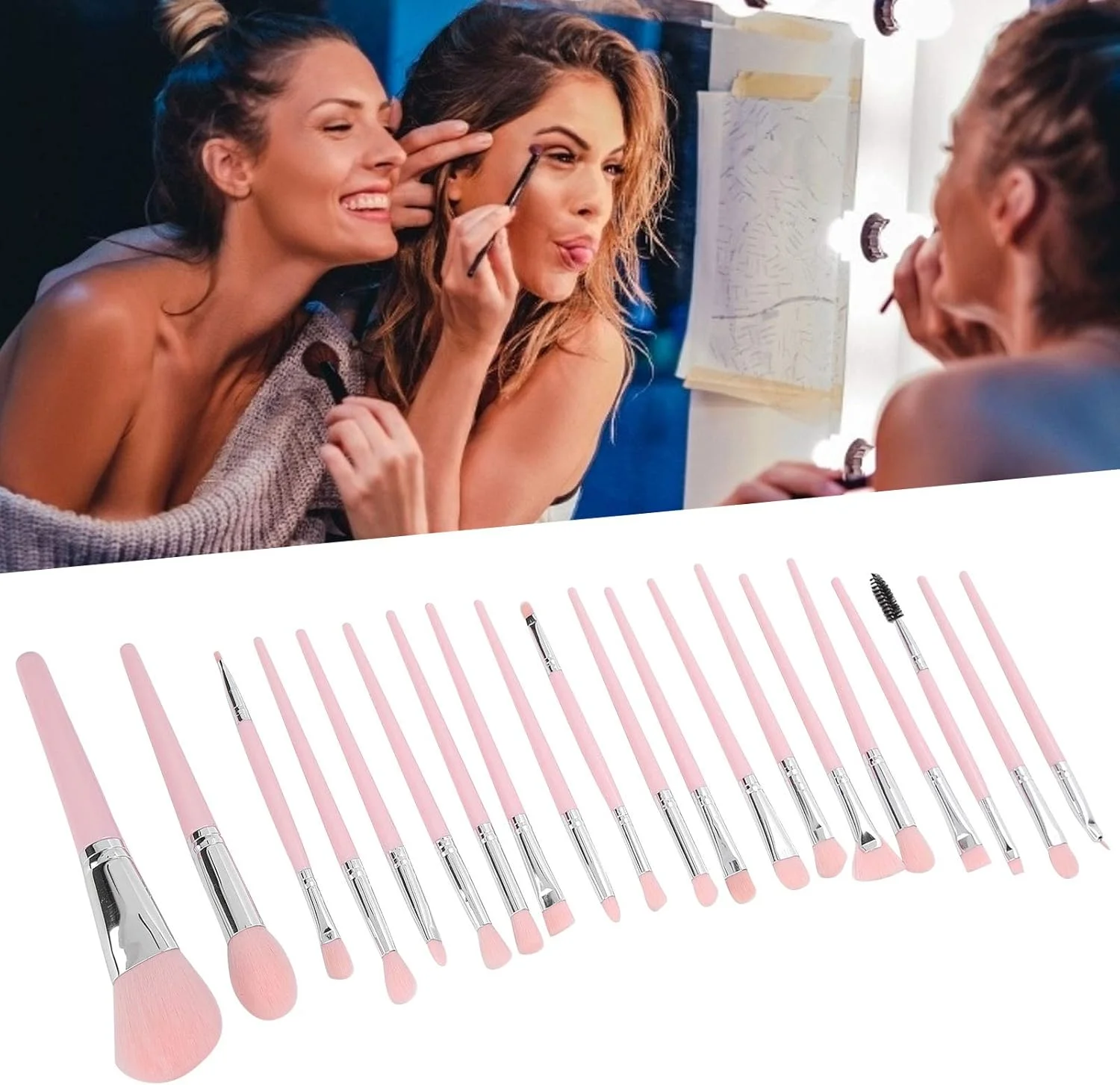 ABHJKLM براش رژگونه 20 عددی، برس آرایشی چند منظوره برای استفاده روزانه، مناسب برای آرایش ABHJKLM براش رژگونه 20 عددی، برس آرایشی چند منظوره برای استفاده روزانه، مناسب برای آرایش