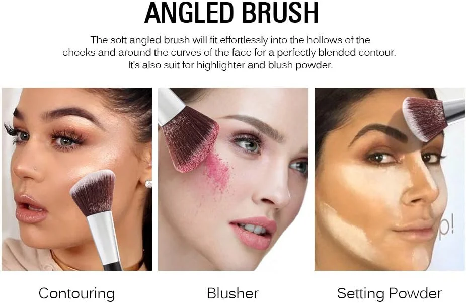 براش آرایشی دیجیتال شاپی، حرفه ای، ممتاز، موی مصنوعی، مناسب کرم پودر، پودر صورت، رژگونه، سایه چشم براش آرایشی دیجیتال شاپی، حرفه ای، ممتاز، موی مصنوعی، مناسب کرم پودر، پودر صورت، رژگونه، سایه چشم