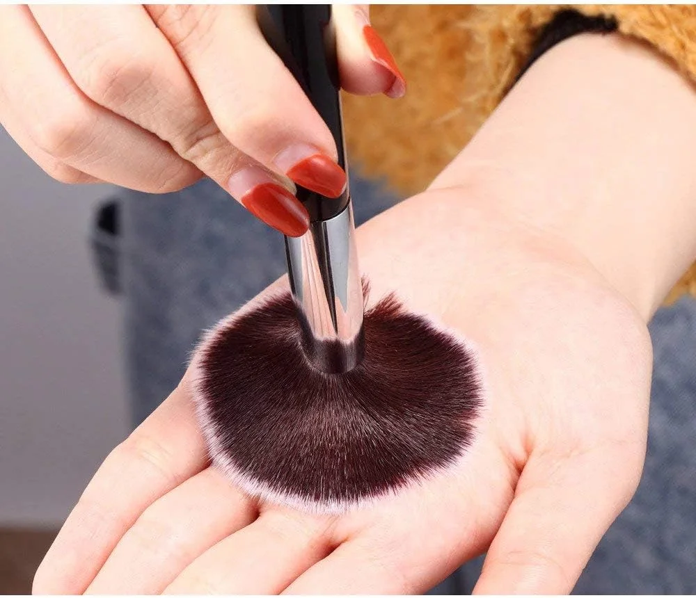 براش آرایشی دیجیتال شاپی، حرفه ای، ممتاز، موی مصنوعی، مناسب کرم پودر، پودر صورت، رژگونه، سایه چشم براش آرایشی دیجیتال شاپی، حرفه ای، ممتاز، موی مصنوعی، مناسب کرم پودر، پودر صورت، رژگونه، سایه چشم