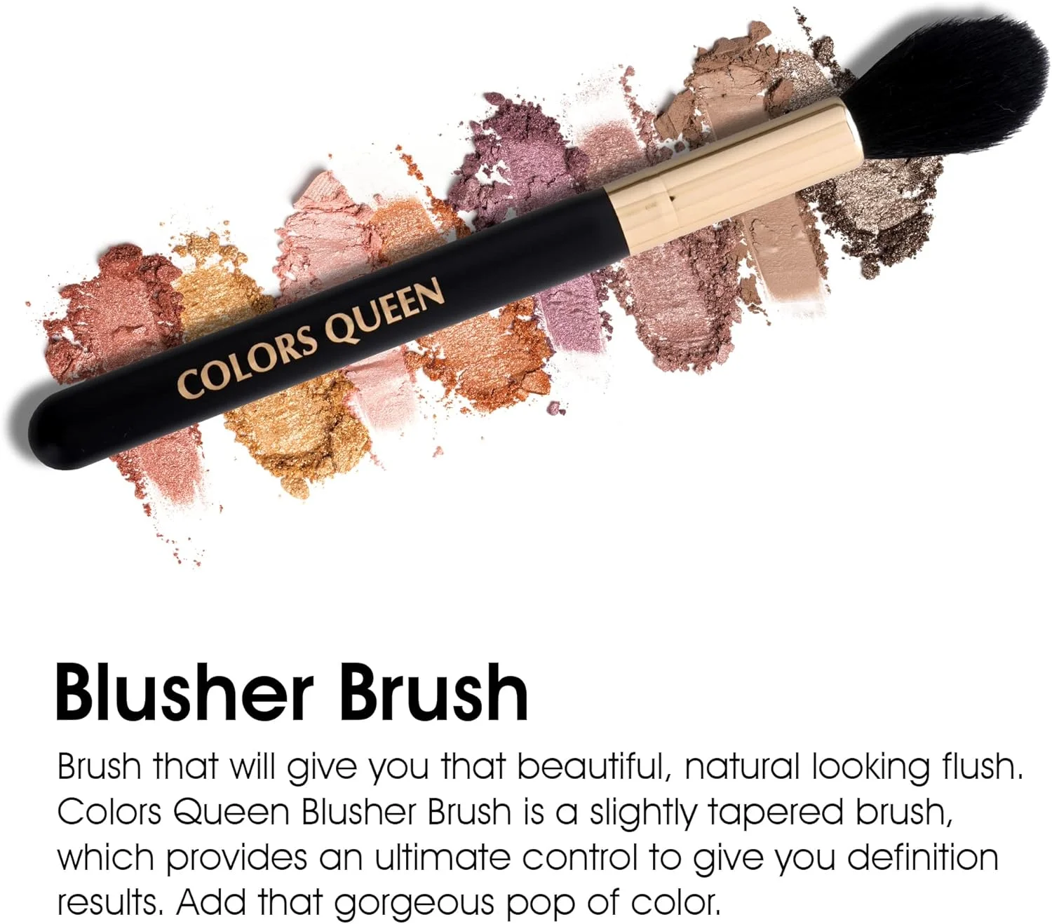 براش رژگونه مویی نرم Colors Queen، براش حرفه ای برای استفاده از رژگونه، براش ترکیب رژگونه برای آرایش صورت، براش با بسته بندی لوکس براش رژگونه مویی نرم Colors Queen، براش حرفه ای برای استفاده از رژگونه، براش ترکیب رژگونه برای آرایش صورت، براش با بسته بندی لوکس