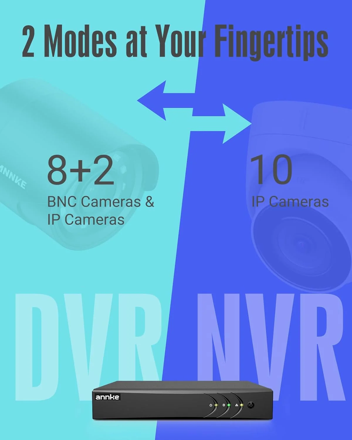 دستگاه ضبط ویدیویی دوربین مداربسته ANNKE با هارد دیسک 1 ترابایتی، 8 کانال 3K Lite H.265+ DVR برای دوربین های مداربسته/آنالوگ/AHD/TVI/IP، تشخیص انسان/وسیله نقلیه، دسترسی از راه دور، ایمیل هشدار با تصاویر دستگاه ضبط ویدیویی دوربین مداربسته ANNKE با هارد دیسک 1 ترابایتی، 8 کانال 3K Lite H.265+ DVR برای دوربین های مداربسته/آنالوگ/AHD/TVI/IP، تشخیص انسان/وسیله نقلیه، دسترسی از راه دور، ایمیل هشدار با تصاویر