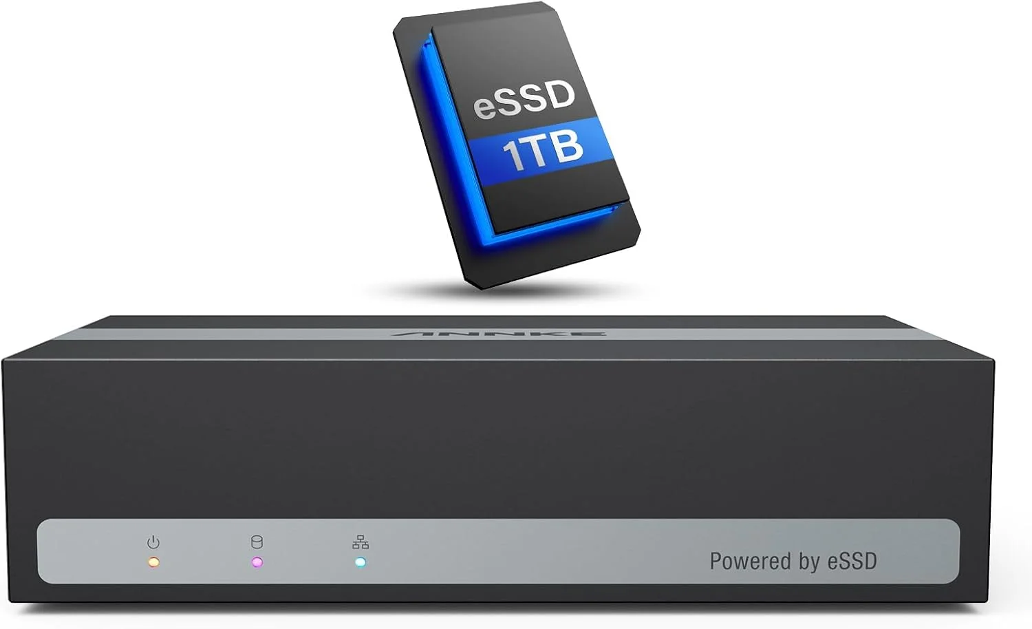 دستگاه ضبط ویدیویی دیجیتال امنیتی 8 کاناله 3K لایت ANNKE با هارد دیسک 1 ترابایتی، DVR نظارتی 5 در 1 هیبریدی H.265+، تشخیص انسان و وسیله نقلیه، پشتیبانی از 8 کانال آنالوگ و 2 دوربین IP برای دوربین مداربسته 24/7 منزل