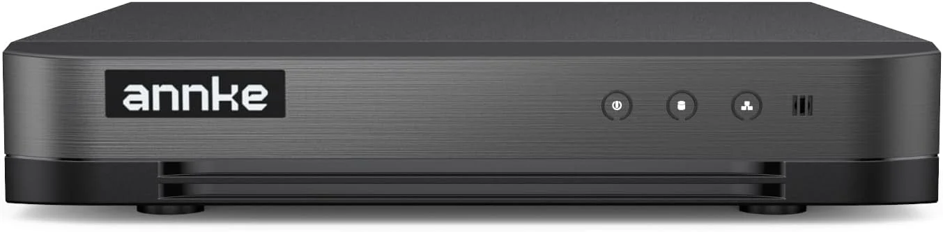 دستگاه ضبط ویدیویی امنیتی 16 کاناله HD-TVI 1080N انکی، فشرده سازی ویدیویی H.264+ برای بازدهی پهنای باند، خروجی های HDMI و VGA هر دو تا 1080P را پشتیبانی می کنند، بدون هارد دیسک