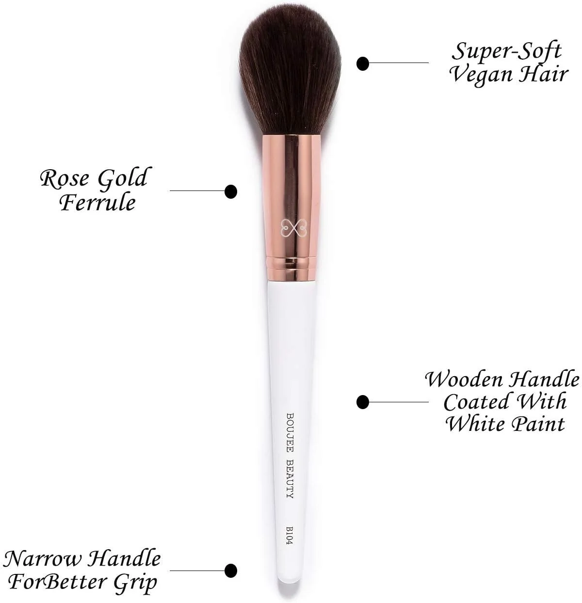 براش رژگونه Boujee Beauty برای استفاده از رژگونه آرایشی روی صورت