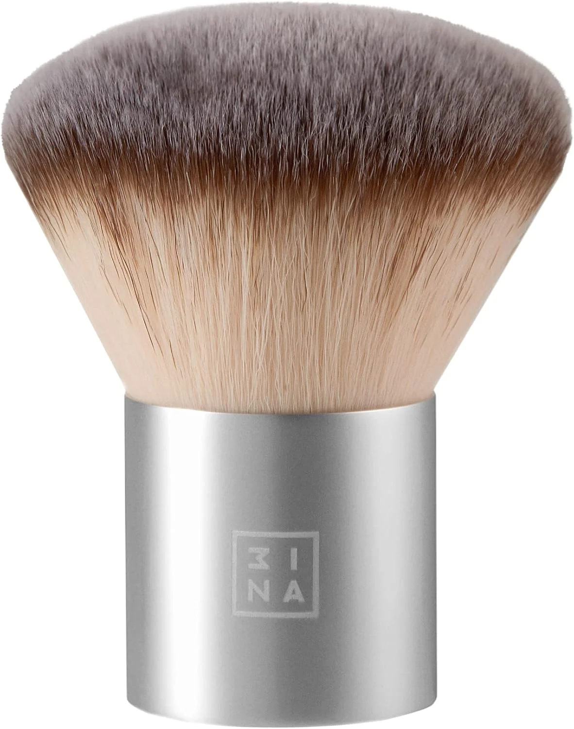 3INA MAKEUP - برس کابوکی - وگان - بدون تست حیوانی - سایز کیف دستی - برس حرفه ای آرایش صورت و بدن - موهای نرم مصنوعی - استفاده دقیق - ترکیب آسان