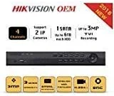 دستگاه ضبط ویدیویی دیجیتال 4 کانال HD TVI 3MP - دستگاه ضبط ویدیویی دیجیتال نظارتی 4 کانال HD-TVI/CVI/AHD H264 H264+ Full-HD خروجی ویدیویی HDMI/VGA/BNC برای خانه و محل کار پشتیبانی از دوربین های آنالوگ و IP و برنامه موبایل