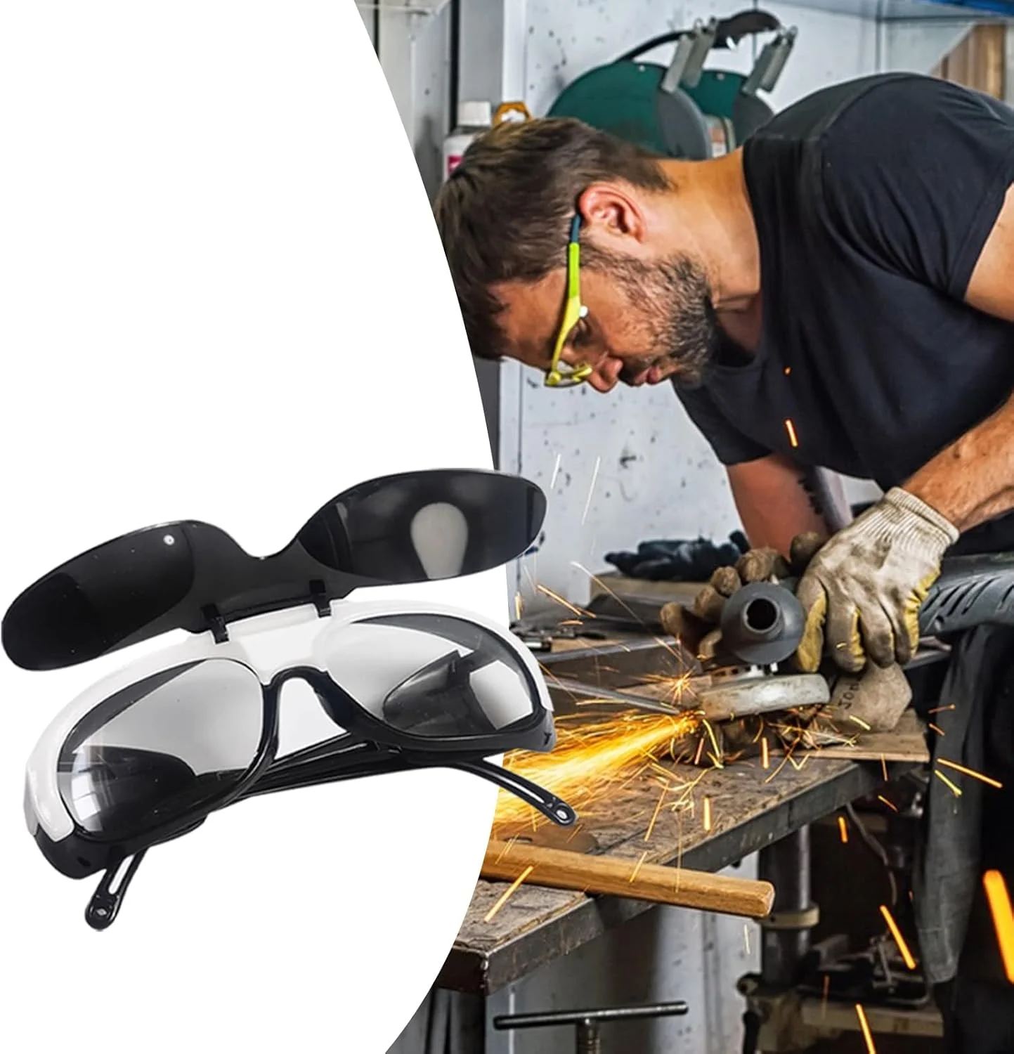 عینک جوشکاری، عینک ایمنی جوشکاری مردانه، تجهیزات محافظت از چشم، عینک محافظ ضد تابش، لنز ضد خش برای سنگ زنی برش پلاسما عینک جوشکاری، عینک ایمنی جوشکاری مردانه، تجهیزات محافظت از چشم، عینک محافظ ضد تابش، لنز ضد خش برای سنگ زنی برش پلاسما