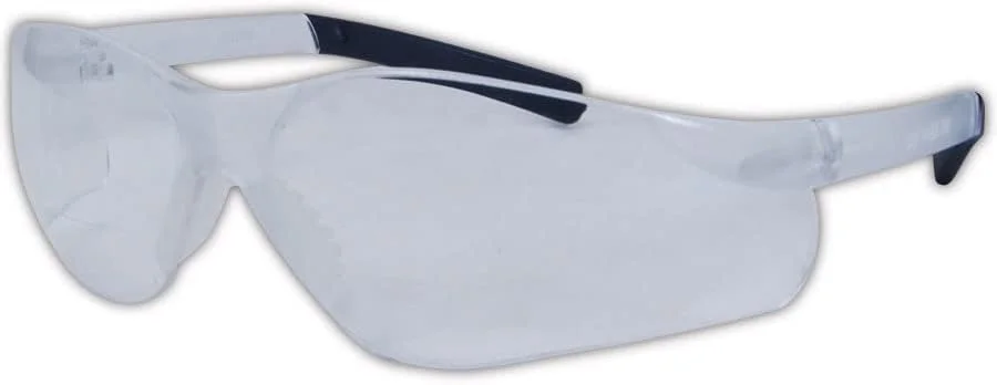 عینک ایمنی Magid Glove & Safety مدل Y19CFC25 Gemstone Myst Flex Reader، لنز و فریم شفاف، 2.50 دیوپتر (یک جفت)، شفاف، سایز مناسب برای همه