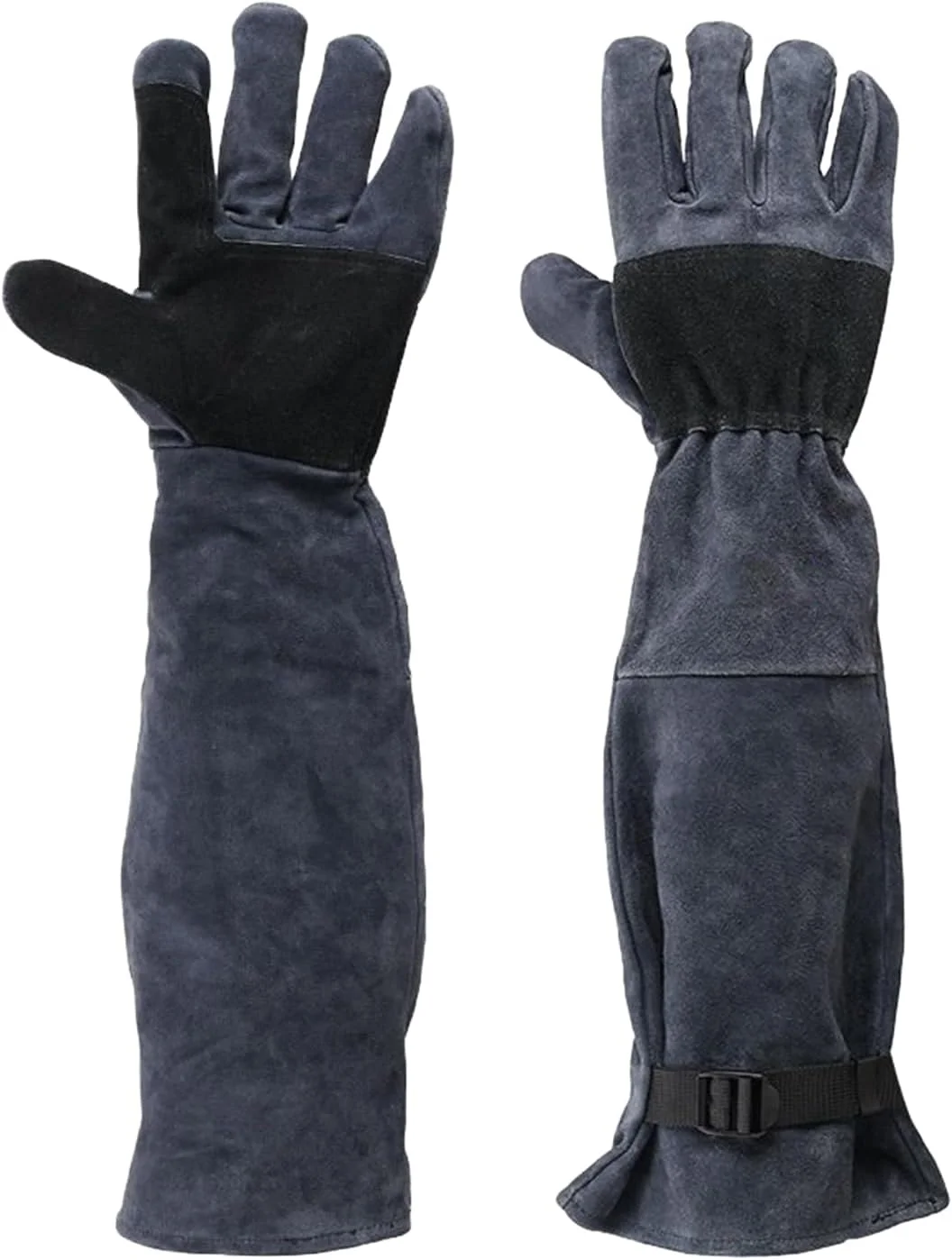 دستکش های کار با حیوانات | دستکش های ضد گازگرفتگی 60 سانتی متری | آستین محافظ برای کار با خزندگان، مار، گربه، سگ، دام، نظافت و گرفتن