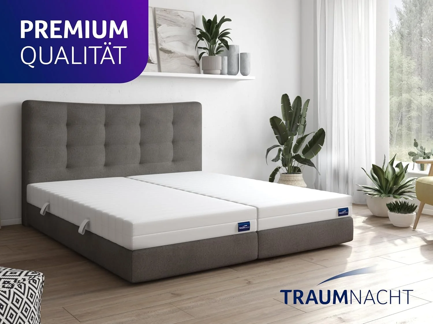 تشک فوم سرد ارتوپدی 7 ناحیه ای 2 در 1 Traumnacht Basic، درجه سختی 2 و 3، دارای گواهینامه Oeko-Tex، ابعاد 80 x 200 سانتی متر، ارتفاع 15 سانتی متر، تولید شده مطابق با استاندارد کیفیت آلمان تشک فوم سرد ارتوپدی 7 ناحیه ای 2 در 1 Traumnacht Basic، درجه سختی 2 و 3، دارای گواهینامه Oeko-Tex، ابعاد 80 x 200 سانتی متر، ارتفاع 15 سانتی متر، تولید شده مطابق با استاندارد کیفیت آلمان