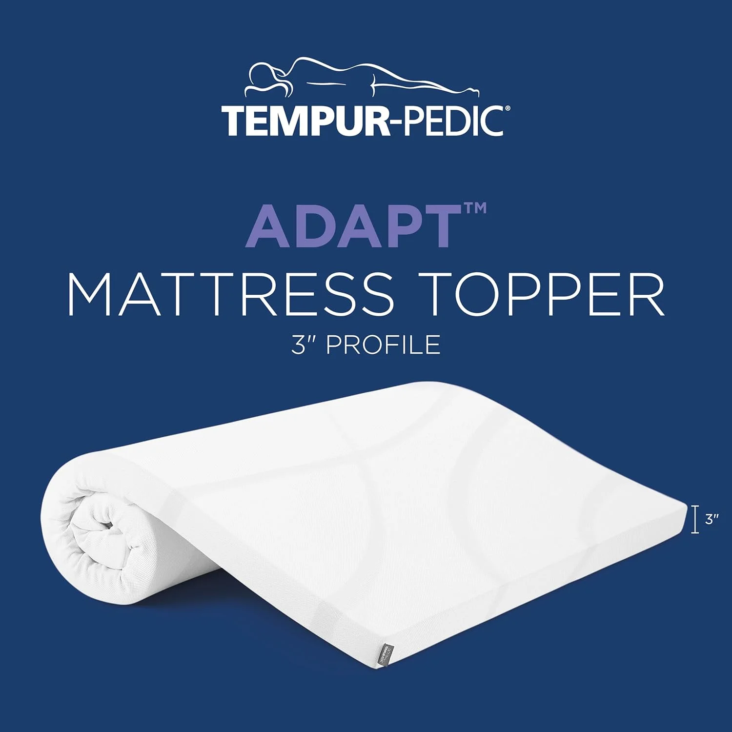 رویه تشک مموری فوم 7.6 سانتیمتری Tempur-Pedic TEMPUR Supreme، سایز یکنفره، سفید رویه تشک مموری فوم 7.6 سانتیمتری Tempur-Pedic TEMPUR Supreme، سایز یکنفره، سفید