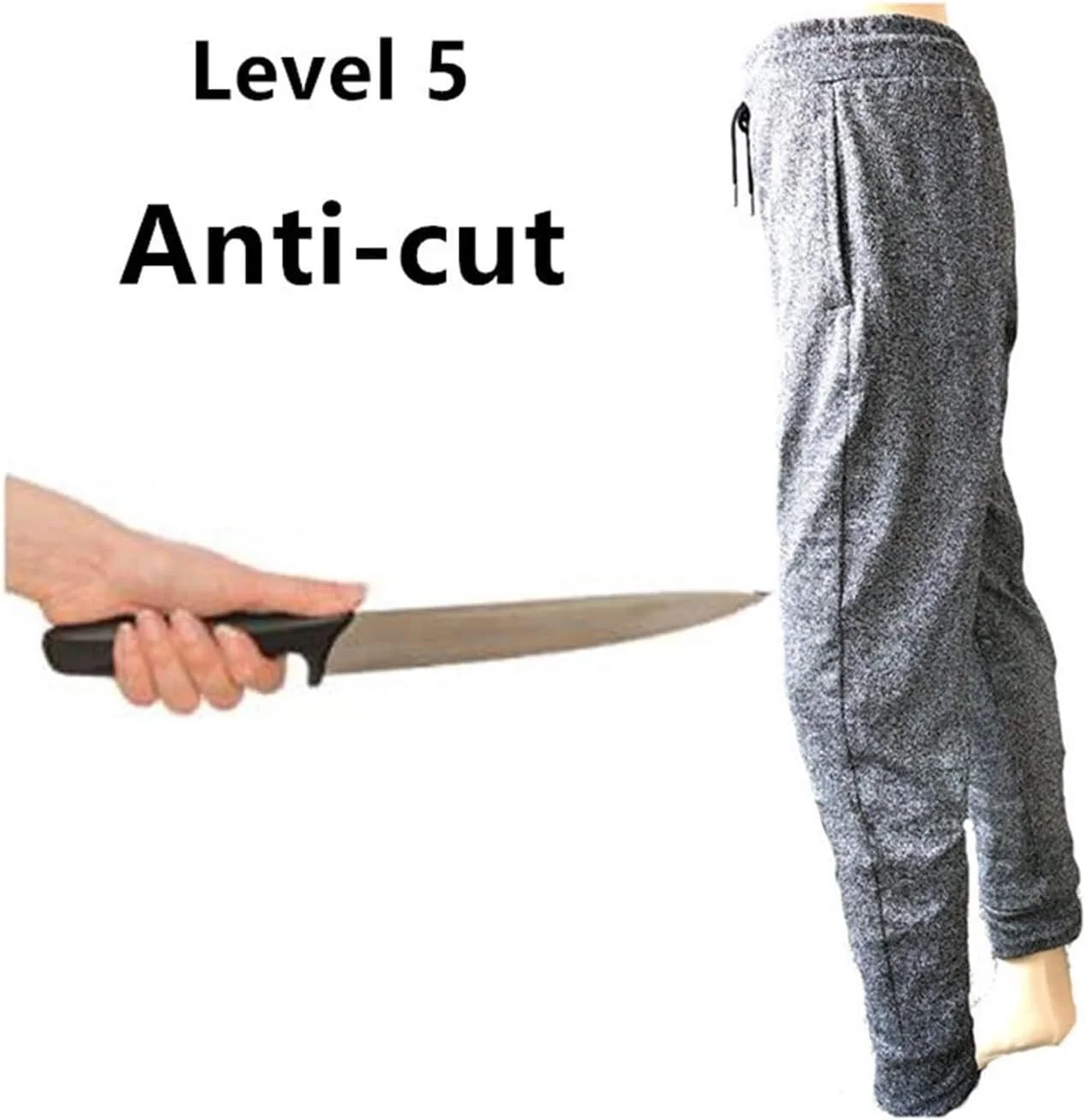 شلوار ضد برش سری Level 5، شلوار ضد ضربه، لباس کار، تجهیزات ایمنی جلوگیری از سوراخ شدن، شلوار کار محافظ