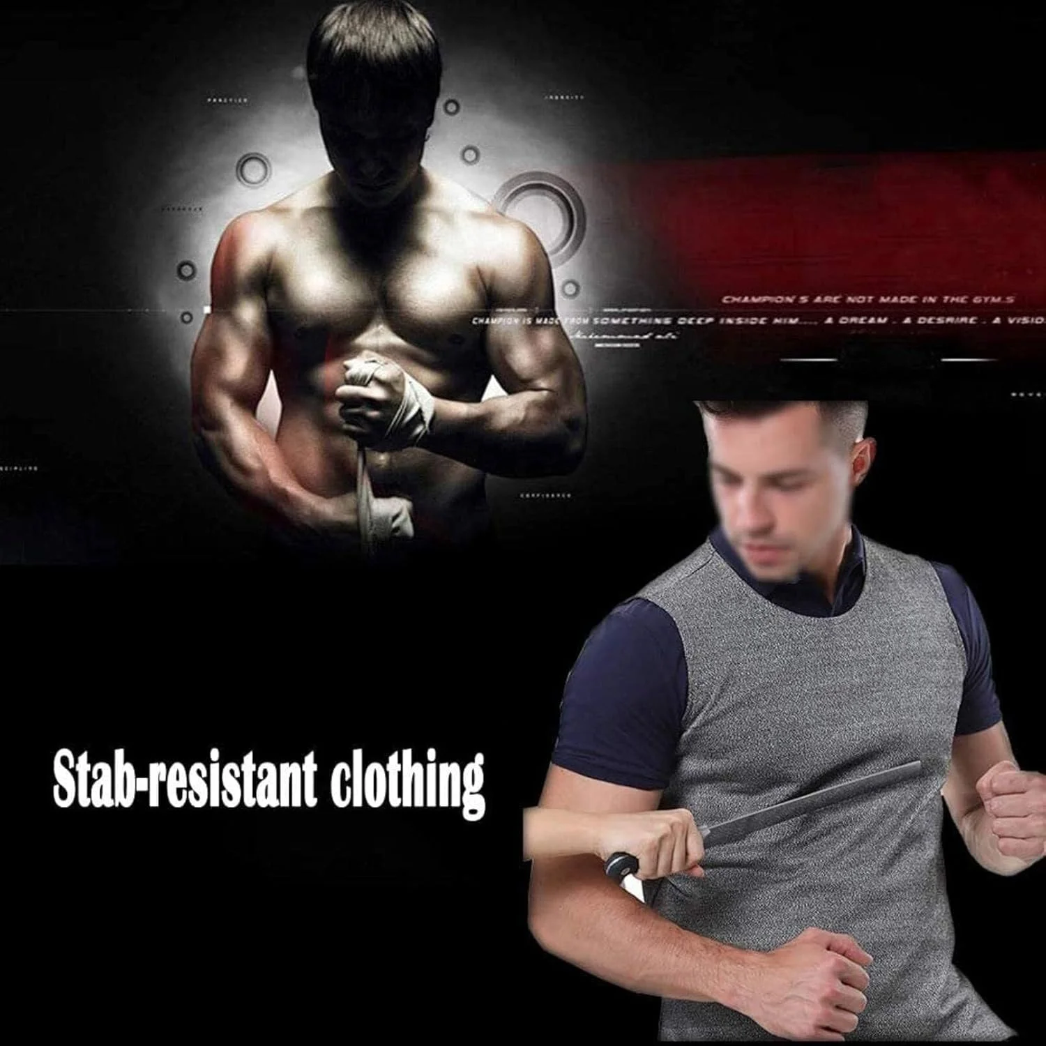 جلیقه ضد برش، لباس ضد برش سبک و راحت، مواد پلیمری سبک و مقاوم در برابر ضربه، ضد برش/دفاع شخصی/محافظت جلیقه ضد برش، لباس ضد برش سبک و راحت، مواد پلیمری سبک و مقاوم در برابر ضربه، ضد برش/دفاع شخصی/محافظت