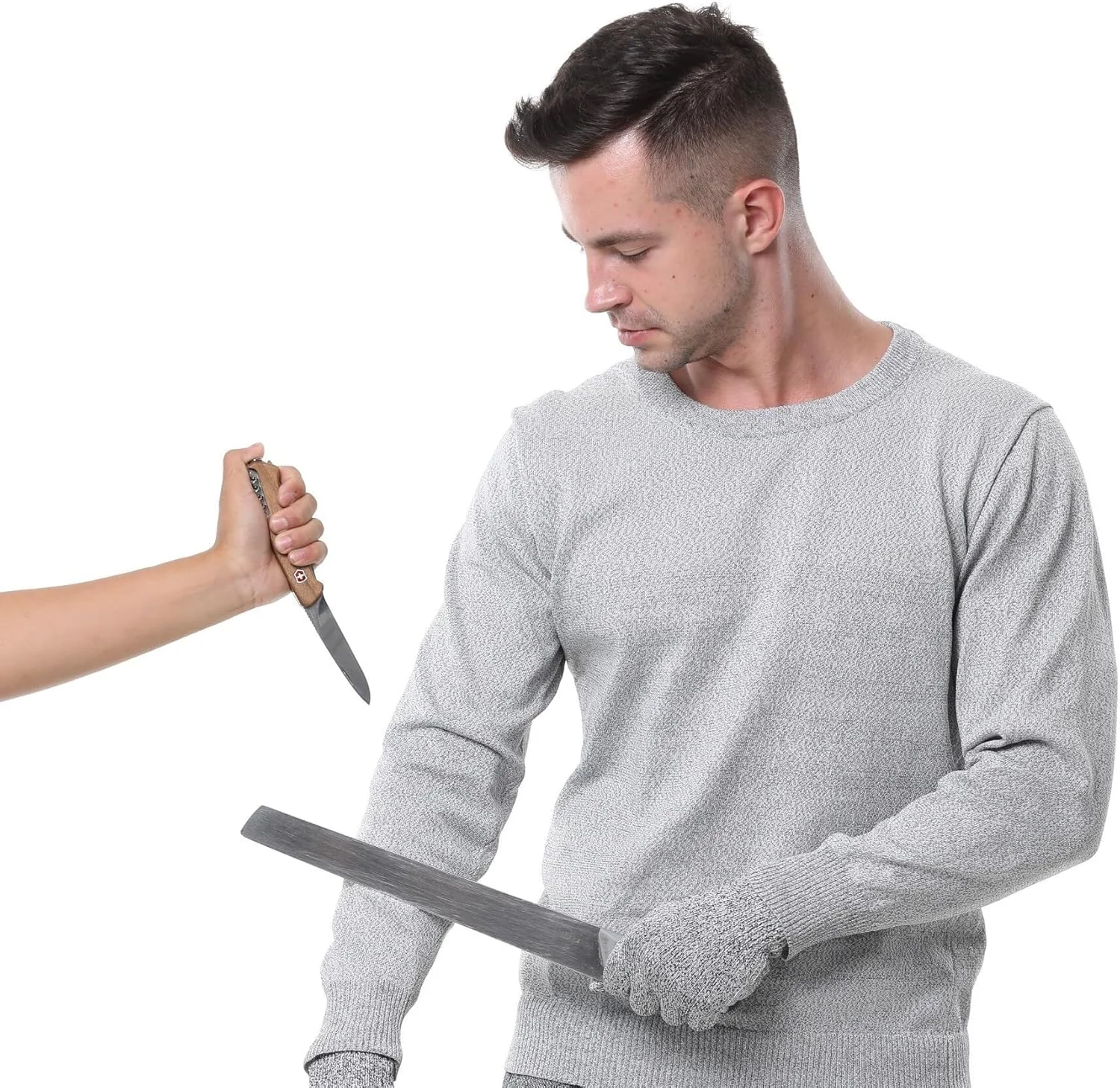 لباس ضد ضربه و ضد برش 5 لایه سفارشی برای پرسنل پلیس و امنیتی - لباس تاکتیکی خاکستری