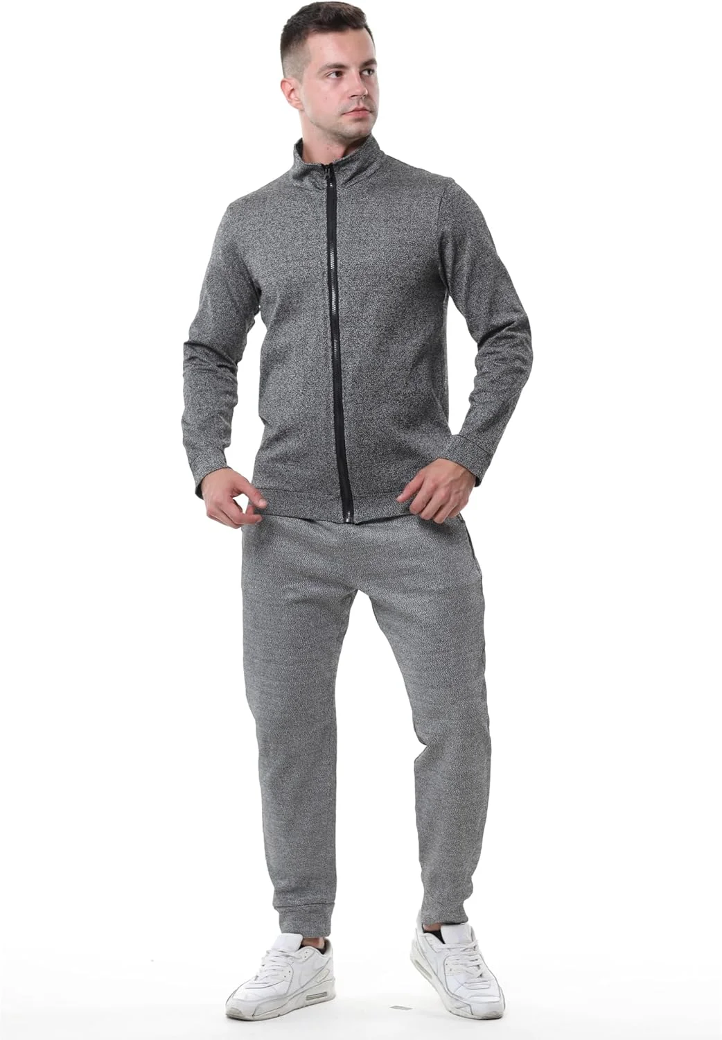 لباس ضد ضربه 5 لایه، لباس امنیتی ضد برش، شلوار آستین بلند ضد گاز گرفتگی و ضد پارگی، برای پرسنل پلیس و امنیتی، خاکستری-L