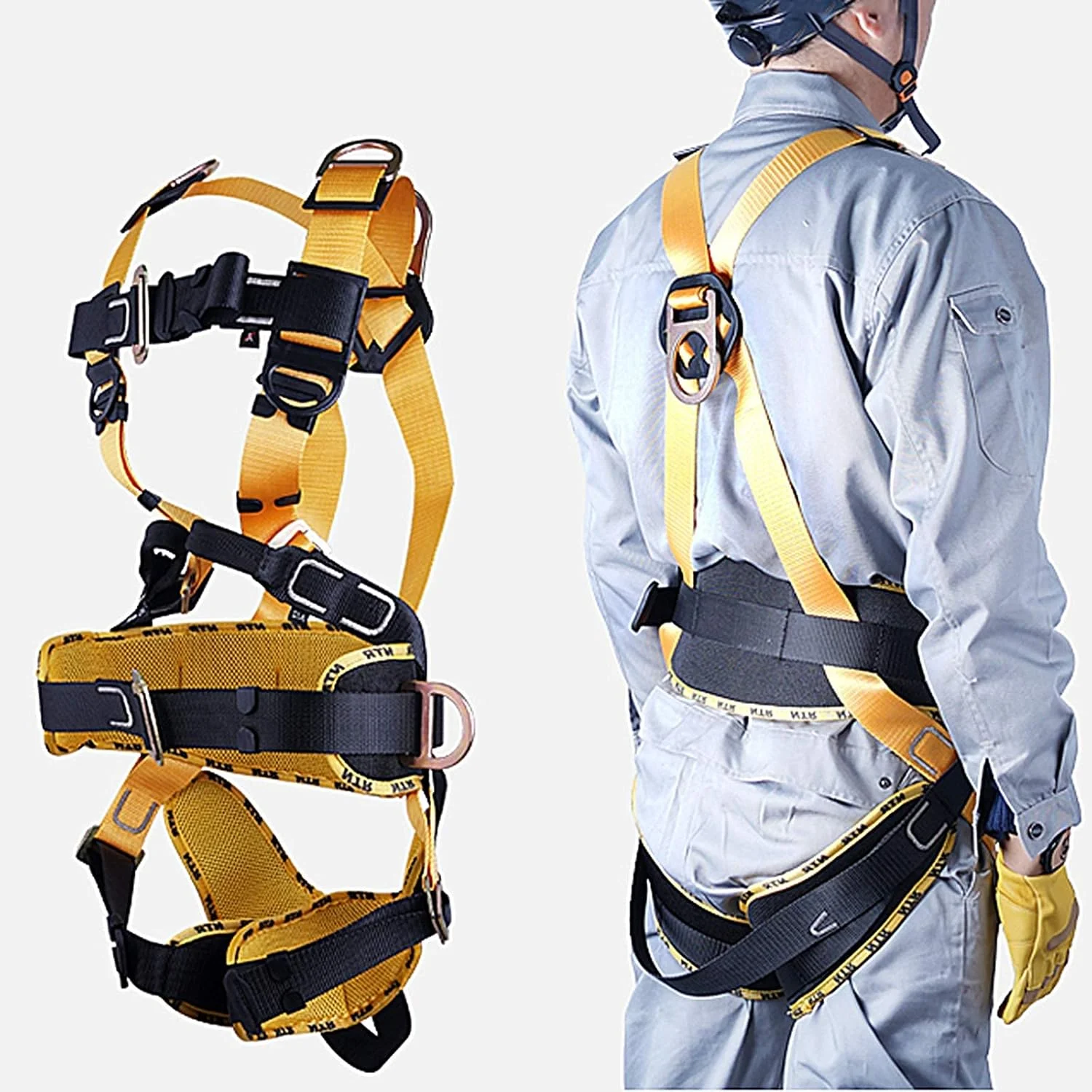 هارنس ایمنی جلوگیری از سقوط، هارنس مهار سقوط کوهنوردی، محافظت کامل بدن، کیت هارنس ایمنی محافظت در برابر سقوط برای هر خانواده