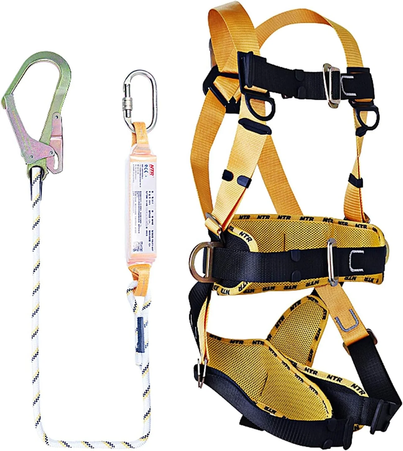 هارنس ایمنی جلوگیری از سقوط، هارنس مهار سقوط کوهنوردی، محافظت کامل بدن، کیت هارنس ایمنی محافظت در برابر سقوط برای هر خانواده