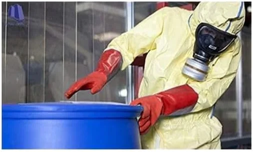 دستکش های مقاوم در برابر مواد شیمیایی، دستکش های محافظ، مقاوم در برابر مایعات، مقاوم در برابر اسید و باز