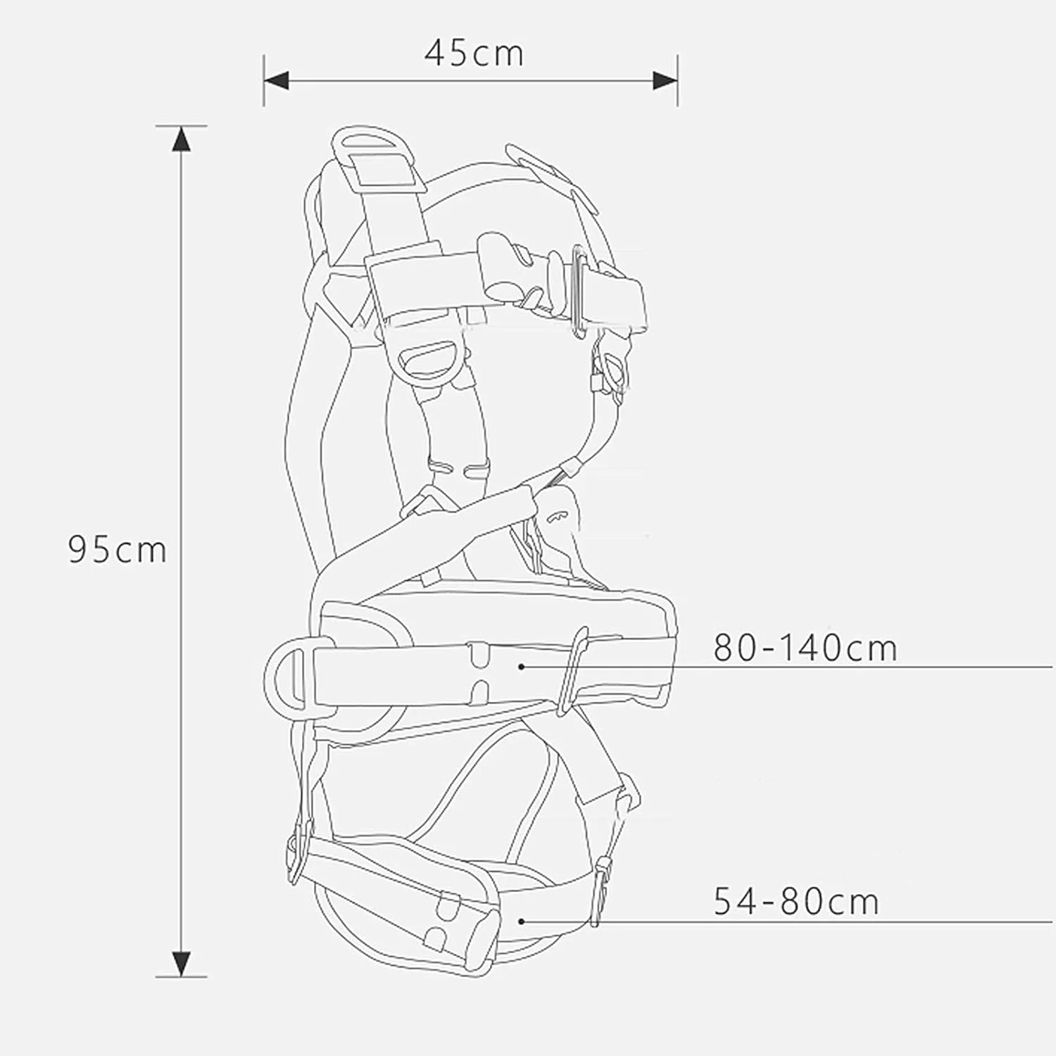 هارنس ایمنی توقف سقوط، هارنس ایمنی مهار سقوط کوهنوردی، کیت هارنس ایمنی محافظت از سقوط شخصی تمام بدن مورد نیاز