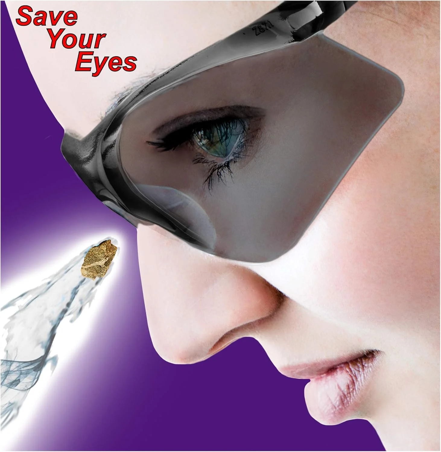 عینک ایمنی دودی ClearArmor محافظ چشم - عینک آفتابی راحت با فناوری لنز دودی SuperLite و SuperClear