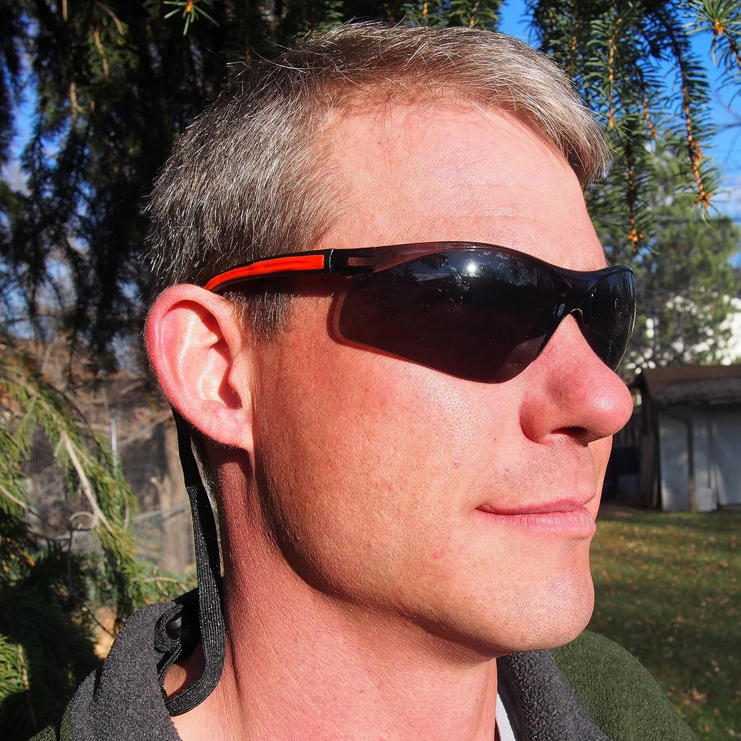 عینک ایمنی دودی ClearArmor محافظ چشم - عینک آفتابی راحت با فناوری لنز دودی SuperLite و SuperClear