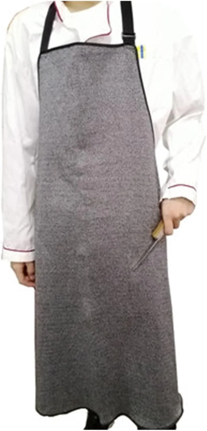 پیشبند محافظ ضد برش و ضد ضربه AXIWOEI برای کار در کشتارگاه، امنیت و پردازش شیشه به همراه دستکش کار