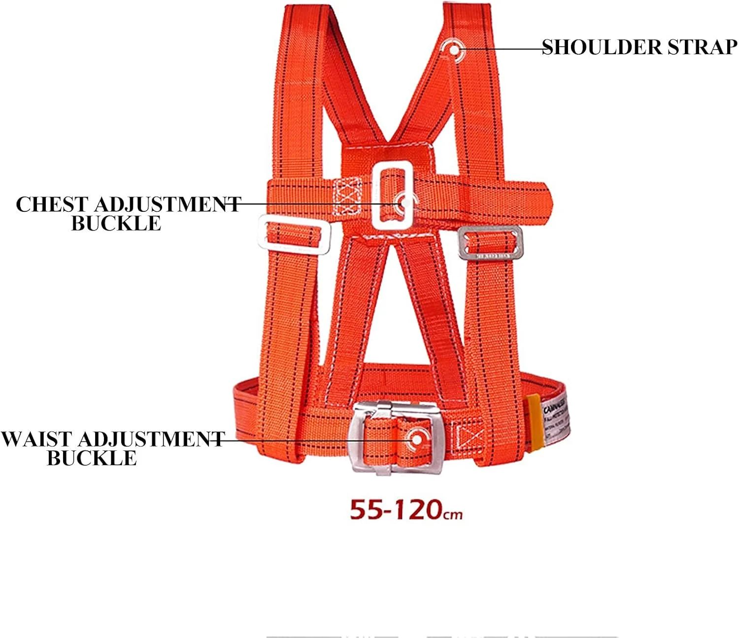 هارنس ایمنی جلوگیری از سقوط، هارنس نیم تنه صعود، مناسب برای کار در ارتفاع، کوهنوردی، محافظت شخصی در برابر سقوط، کیت هارنس ایمنی (قلاب بزرگ 5 متری) زندگی جالب، خانه شاد