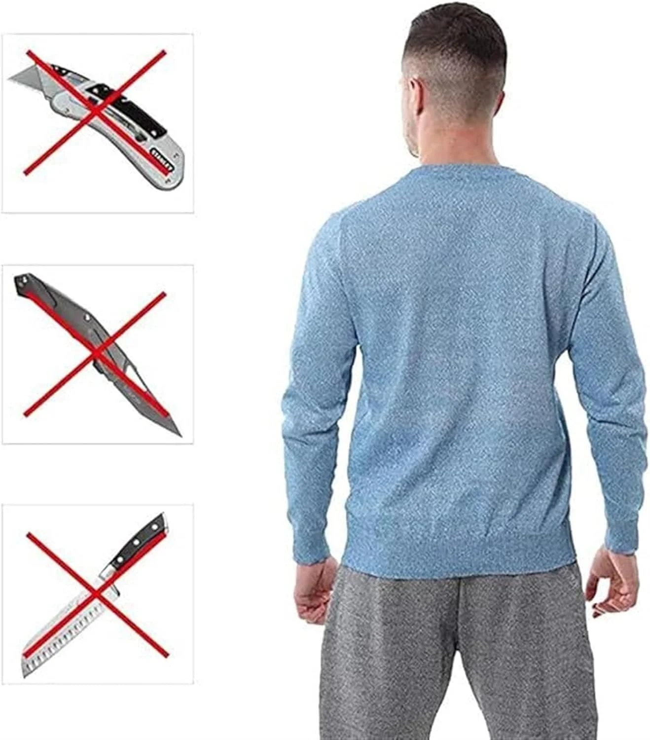 لباس ضد ضربه AXIWOEI، لباس ضد ضربه سطح 5، برای پرسنل پلیس و امنیتی، لباس امنیتی ضد برش، لباس ضد ضربه مورد استفاده در سناریوهای مختلف