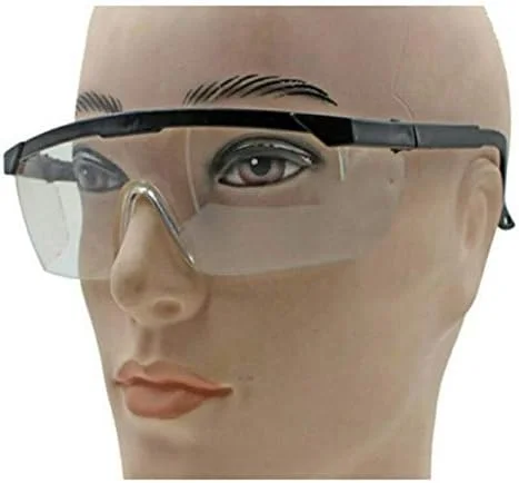عینک ایمنی ضد خش، ضد اشعه ماوراء بنفش و شفاف، 3 عدد عینک محافظ تجهیزات شخصی محافظت از چشم محافظت جانبی زمان طولانی تر شیشه های معبد قابل تنظیم