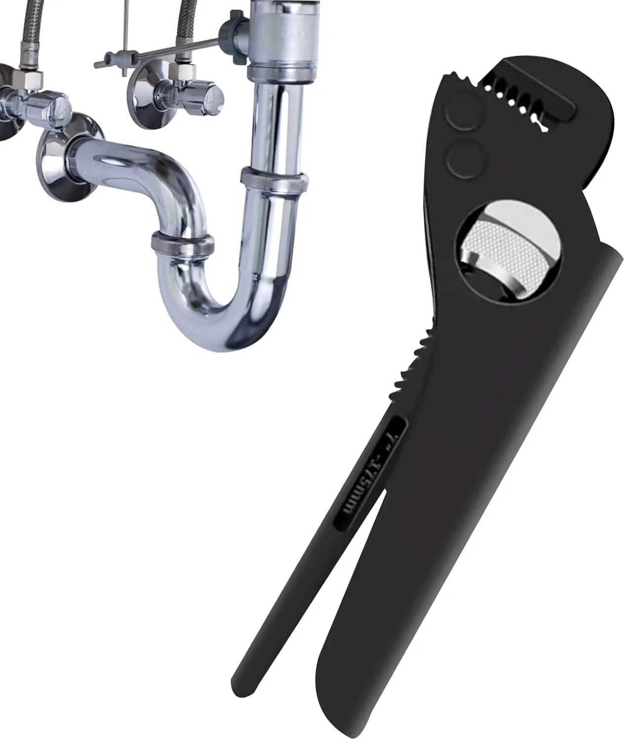 آچار لوله گیر، آچار لوله کشی قابل تنظیم - ابزار تعمیرات سنگین برای اتصالات سینک توالت شیرآلات گاراژ، مهره های آبگرمکن، حمام، آشپزخانه، منزل، کشاورزی