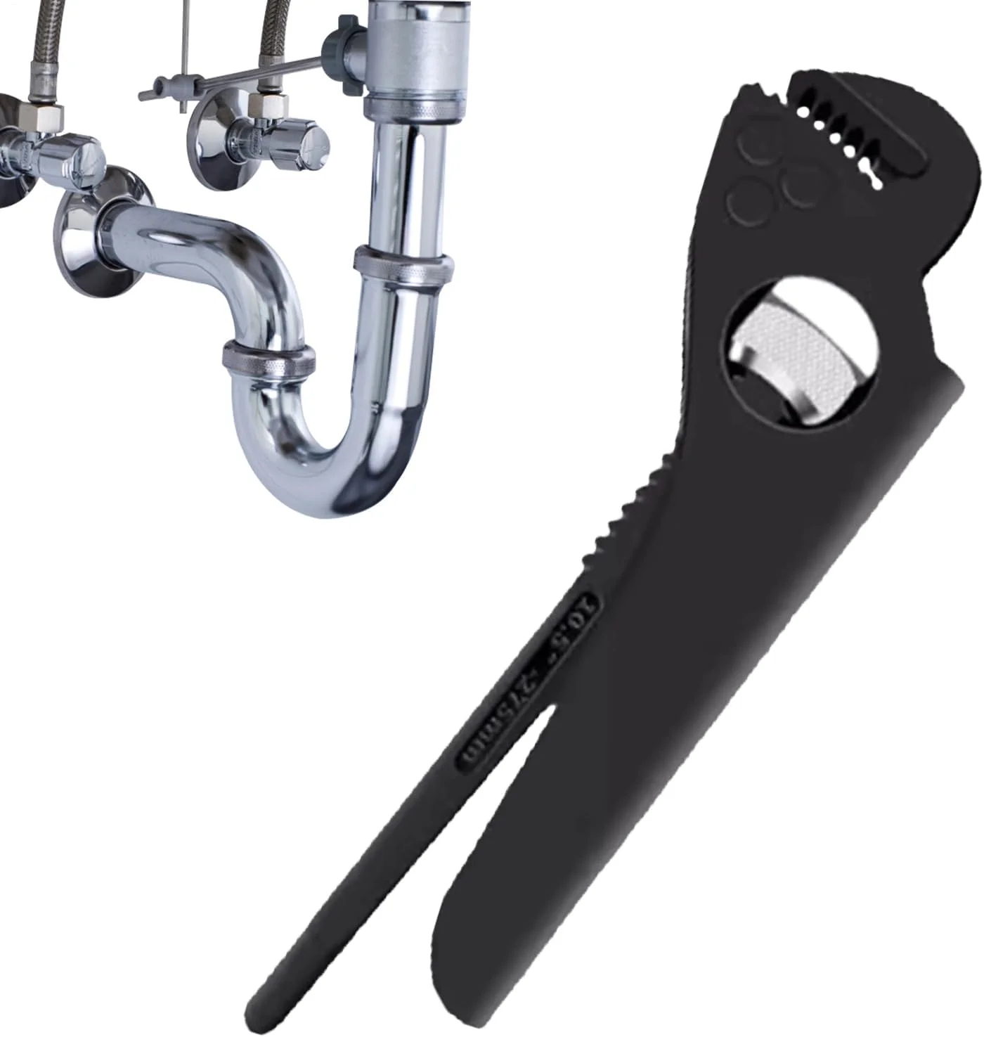 آچار لوله گیر قابل تنظیم 7-12 اینچی کربنی، ابزار تعمیرات سنگین برای اتصالات لوله کشی، شیرآلات گاراژ، توالت، سینک، مهره های آبگرمکن، حمام، آشپزخانه، منزل و کشاورزی