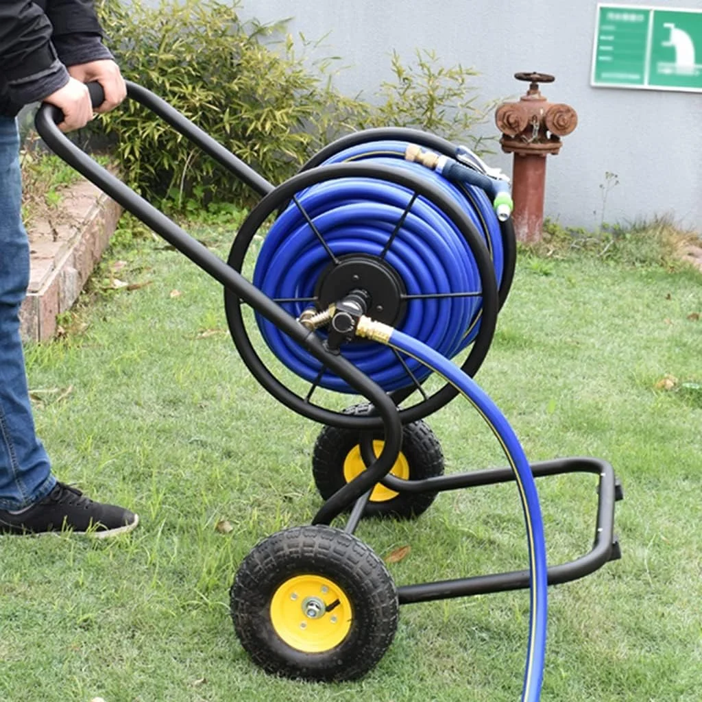 چرخ قرقره شلنگ باغ ZYCSKTL، چرخ دستی قابل حمل برای نگهداری لوله آب در فضای باز با غلتک، قفسه بزرگ شلنگ آبیاری کشاورزی با لوله های آب، آبیاری باغ (رنگ: مشکی، اندازه: +25mm 50M PIPE) چرخ قرقره شلنگ باغ ZYCSKTL، چرخ دستی قابل حمل برای نگهداری لوله آب در فضای باز با غلتک، قفسه بزرگ شلنگ آبیاری کشاورزی با لوله های آب، آبیاری باغ (رنگ: مشکی، اندازه: +25mm 50M PIPE)