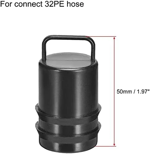 درپوش انتهایی لوله آبیاری قطره ای خاردار XYWHPGV با حلقه کششی برای شلنگ پلی اتیلن 32 میلی متری سیستم آبیاری کشاورزی باغ 15 عدد