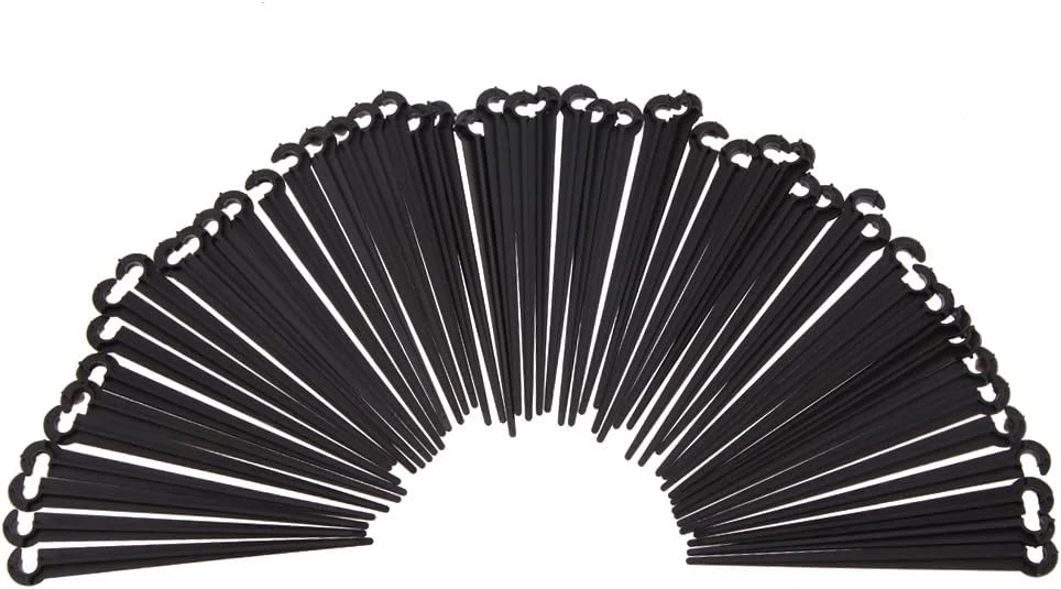 ویپکو 50 عدد بست پلاستیکی نگهدارنده لوله آبیاری قطره ای 4/7 میلی متری، مشکی ویپکو 50 عدد بست پلاستیکی نگهدارنده لوله آبیاری قطره ای 4/7 میلی متری، مشکی