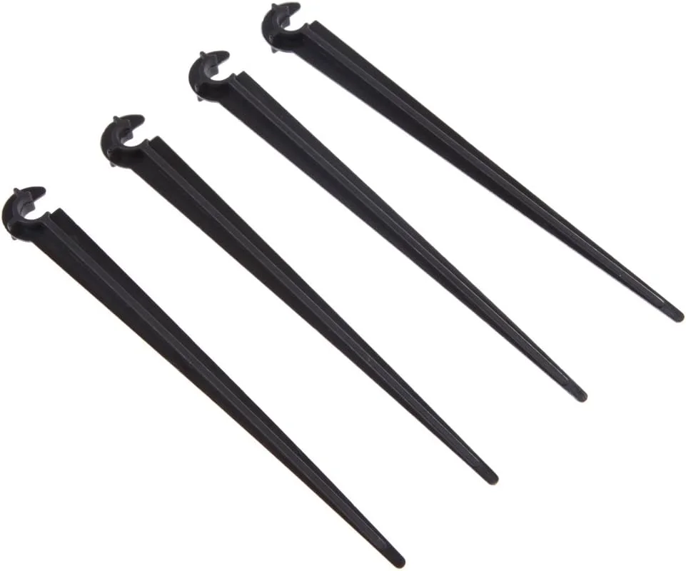 ویپکو 50 عدد بست پلاستیکی نگهدارنده لوله آبیاری قطره ای 4/7 میلی متری، مشکی ویپکو 50 عدد بست پلاستیکی نگهدارنده لوله آبیاری قطره ای 4/7 میلی متری، مشکی