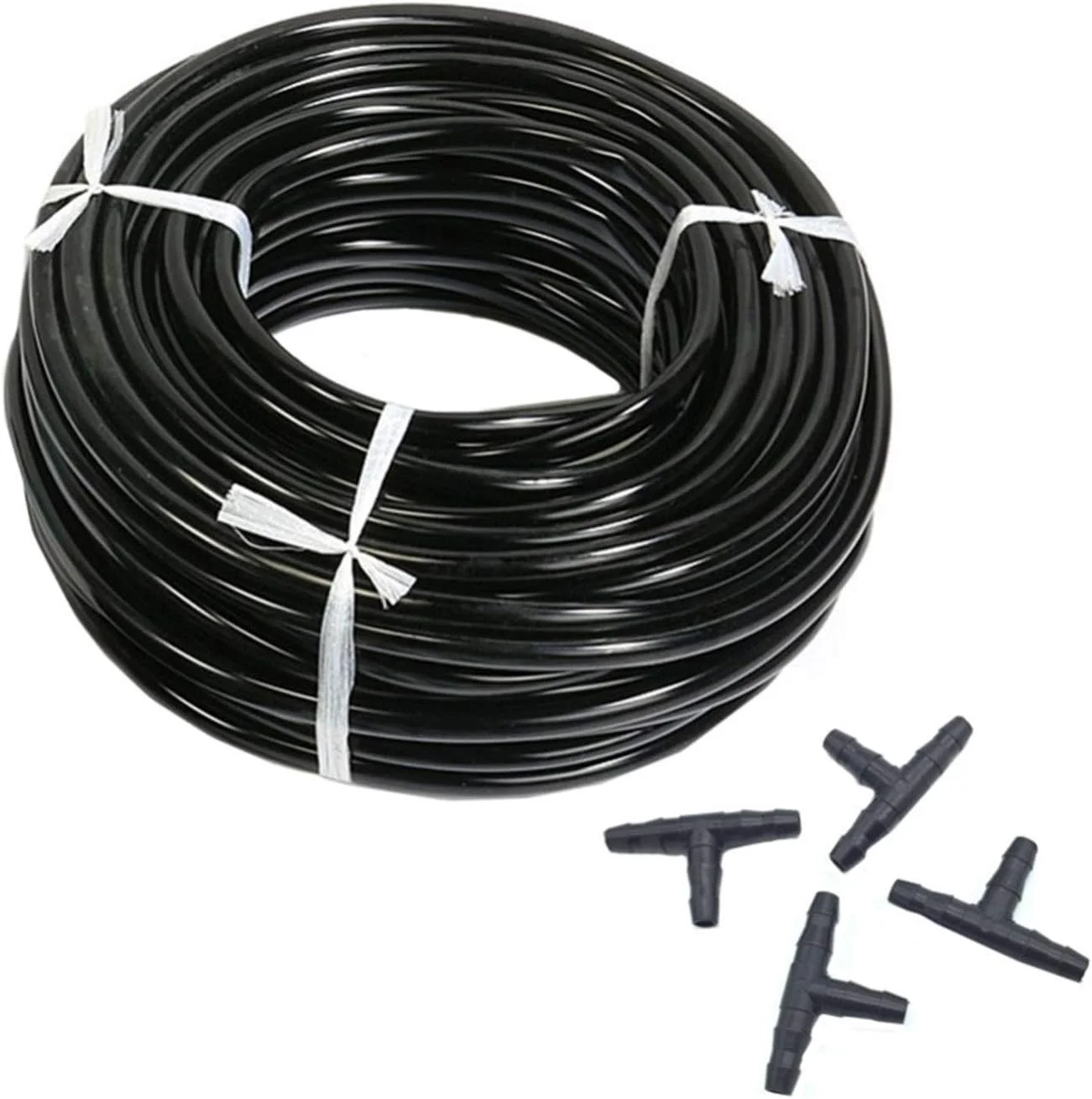 شلنگ باغ TRENTSNOOK 20 متری 4/7 میلیمتری به همراه 10 اتصال سه راهی، لوله آبیاری میکرو برای باغبانی، چمن و کشاورزی شلنگ باغ TRENTSNOOK 20 متری 4/7 میلیمتری به همراه 10 اتصال سه راهی، لوله آبیاری میکرو برای باغبانی، چمن و کشاورزی