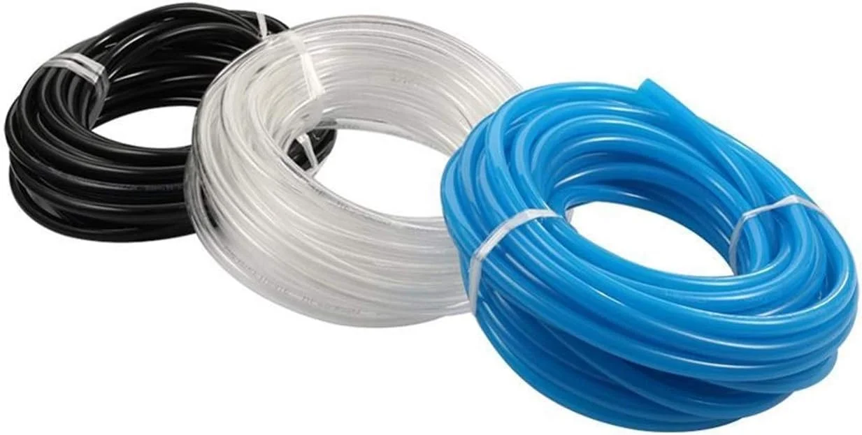 شلنگ باغ TRENTSNOOK، 10 متر 20 متر 8 * 5 میلی متر شلنگ PU لوله آبیاری کشاورزی باغبانی مشکی آبی سفید لوله پنوماتیک لوازم جانبی سیستم CO2 آکواریوم (رنگ: سفید، اندازه: 20 متر)