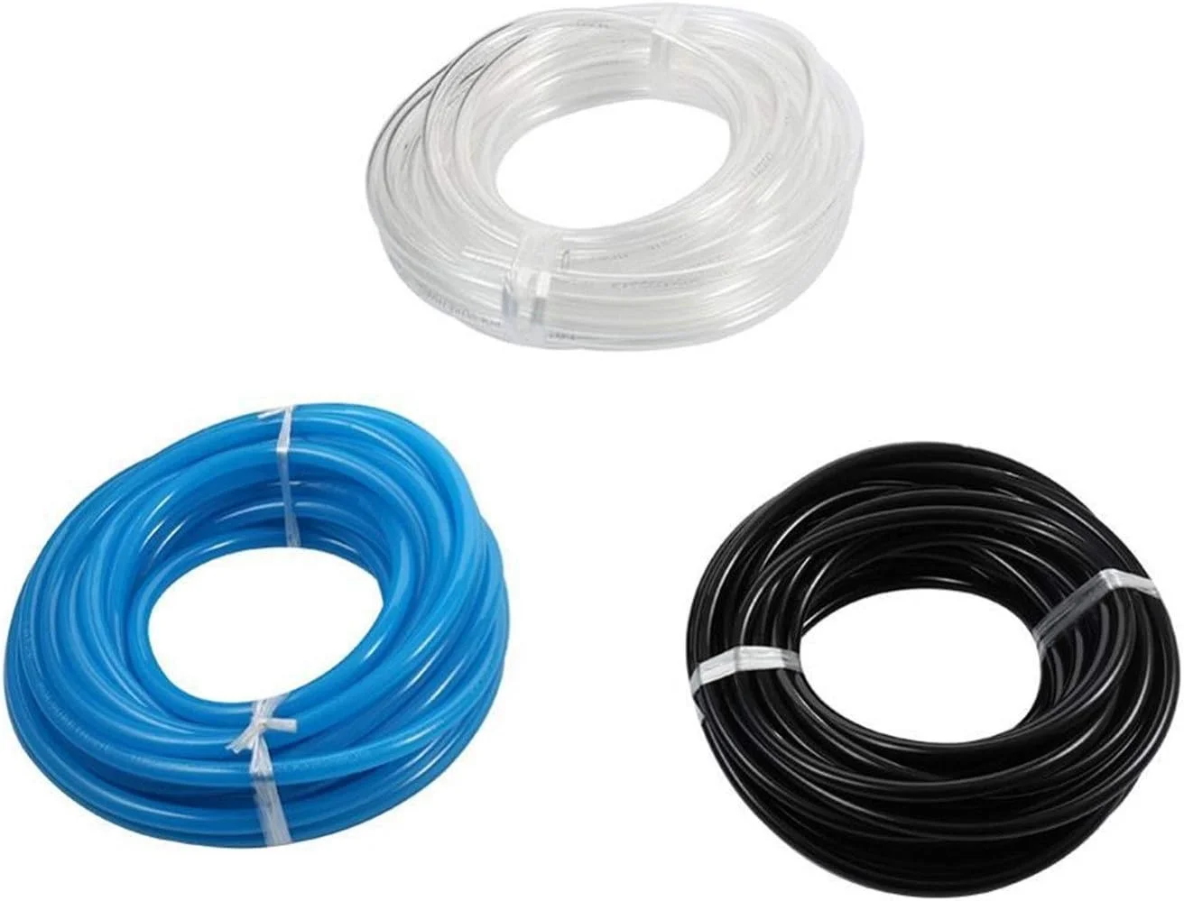 شلنگ باغ TRENTSNOOK، 10 متر 20 متر 8 * 5 میلی متر شلنگ PU لوله آبیاری کشاورزی باغبانی مشکی آبی سفید لوله پنوماتیک لوازم جانبی سیستم CO2 آکواریوم (رنگ: سفید، اندازه: 20 متر)