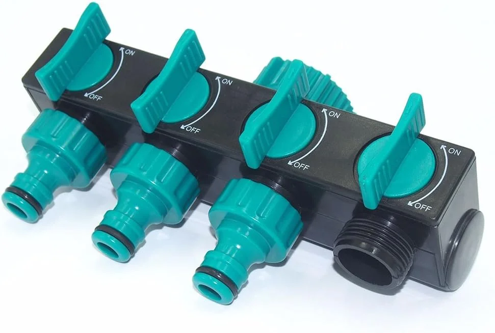 اتصال شیلنگ 4 راهی شوای هگرابی 3/4 اینچ، تقسیم کننده لوله شلنگ باغ، اتصال دهنده آب آبیاری قطره ای پلاستیکی، شیرآلات کشاورزی اتصال شیلنگ 4 راهی شوای هگرابی 3/4 اینچ، تقسیم کننده لوله شلنگ باغ، اتصال دهنده آب آبیاری قطره ای پلاستیکی، شیرآلات کشاورزی