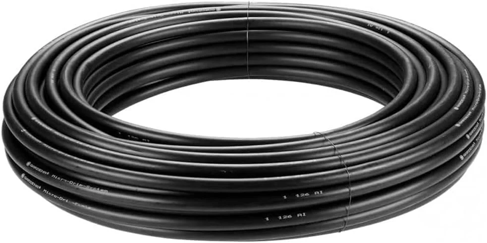 لوله پلی اتیلن خط تامین آب مشکی، مناسب برای آبیاری، هیدروپونیک، کشت - لوله توزیع آب (100 متر) (13 میلی متر) لوله پلی اتیلن خط تامین آب مشکی، مناسب برای آبیاری، هیدروپونیک، کشت - لوله توزیع آب (100 متر) (13 میلی متر)